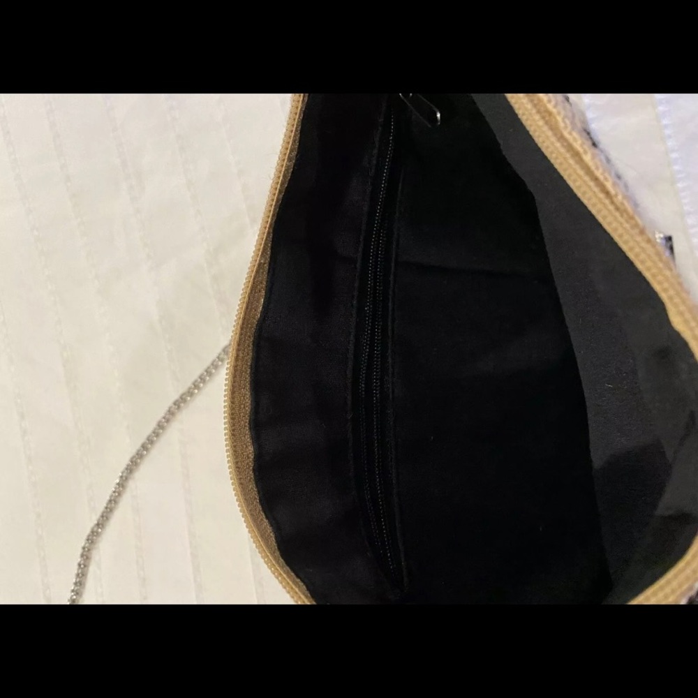 Italian hand beaded crossbody bag